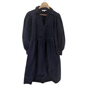 Sea New York Designer Blue Fit & Flare Dress Size‎ XS Balloon Sleeve Romantic